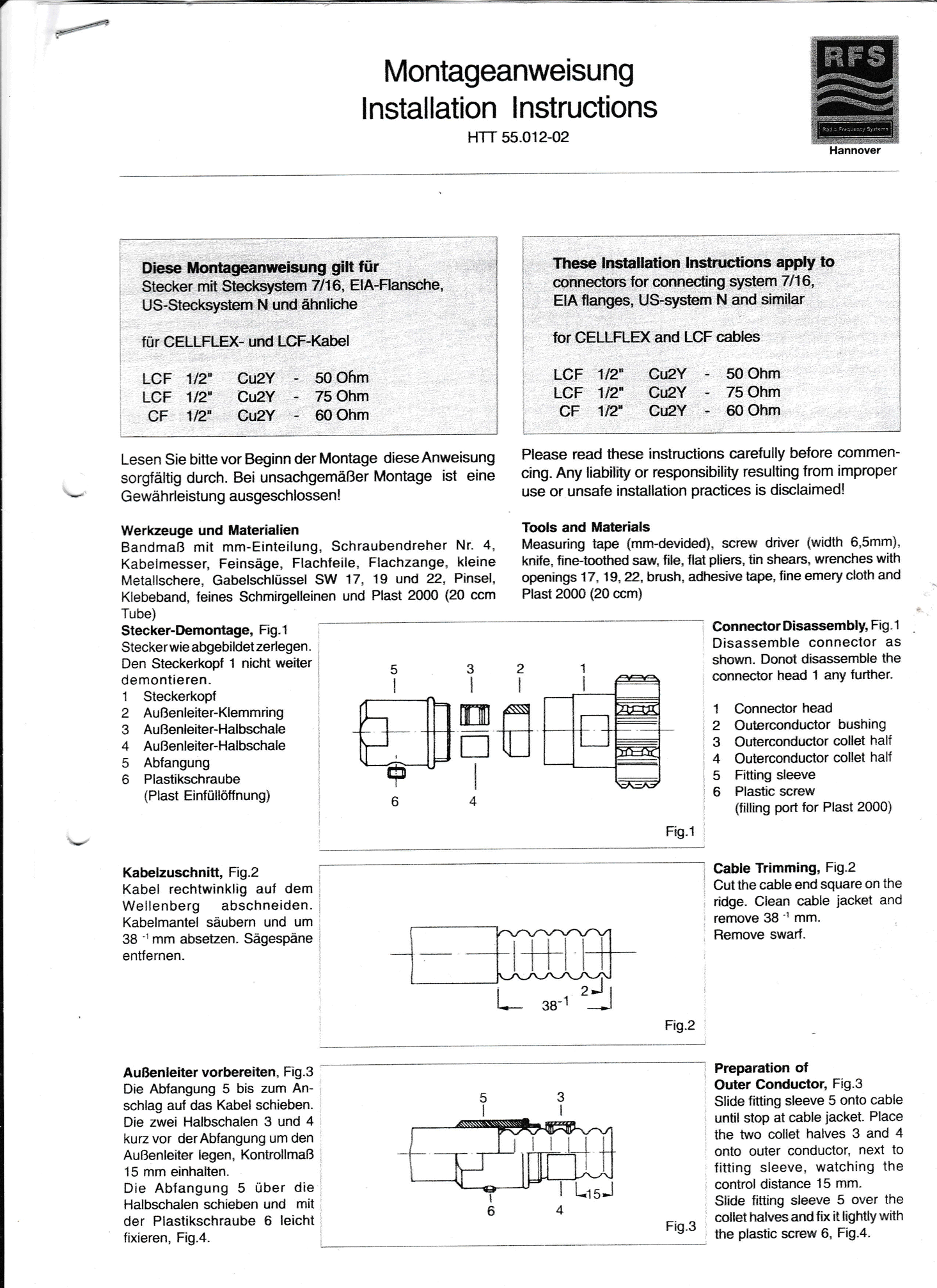 Montage-connecteurs-N-5128 page1